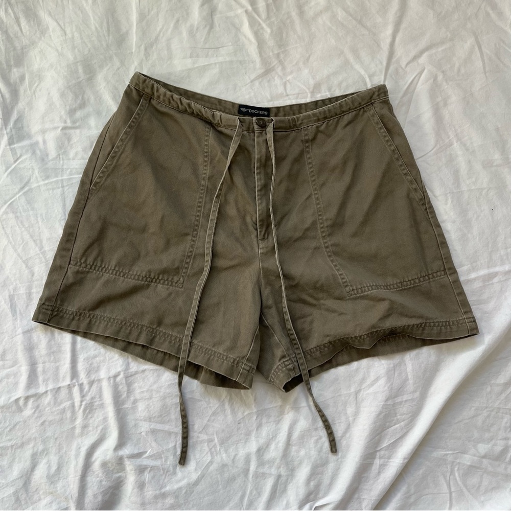 🪐vintage khaki utility shorts🪐